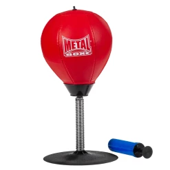 Meilleur prix 🤩 Boxe Anglaise Metal Boxe Medecine Ball Pour Bureau Metal Boxe Punching Ball ROUGE 😍