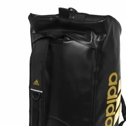 Remise 🎉 Sac De Sport Multisport Mixte ADIDAS SAC SPORT DE COMBAT NR / GOLD 🥰 -Combat Sport magasin 1412996 8976481288222