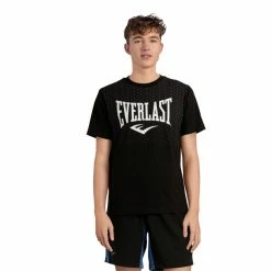 Vente flash 😍 Tee-shirt Homme EVERLAST TEE 👕 SHIRT STARS MEN BLACK 😍 -Combat Sport magasin 1478429 8967822639134