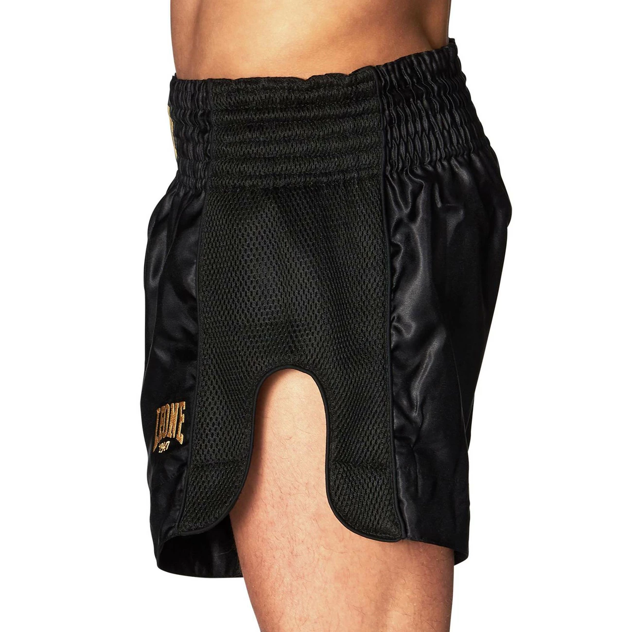 Meilleure affaire 🧨 Boxe Unisexe Leone 1947 Short De Kickboxing Boxe Thaï Essential NOIR 🛒 8 Meilleure affaire 🧨 Boxe Unisexe Leone 1947 Short De Kickboxing Boxe Thaï Essential NOIR 🛒 – Image 6