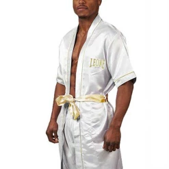 Meilleur prix 🛒 Boxe Thailandaise Homme Leone Veste De Ring Leone Premium BLANC 🎁