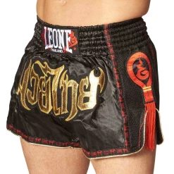 Coupon 🛒 Boxe Thailandaise Homme Leone 1947 Short De Boxe Leone Phuket Kick-thai NOIR 👏 -Combat Sport magasin 488386d3eae04294a1326614902c5616