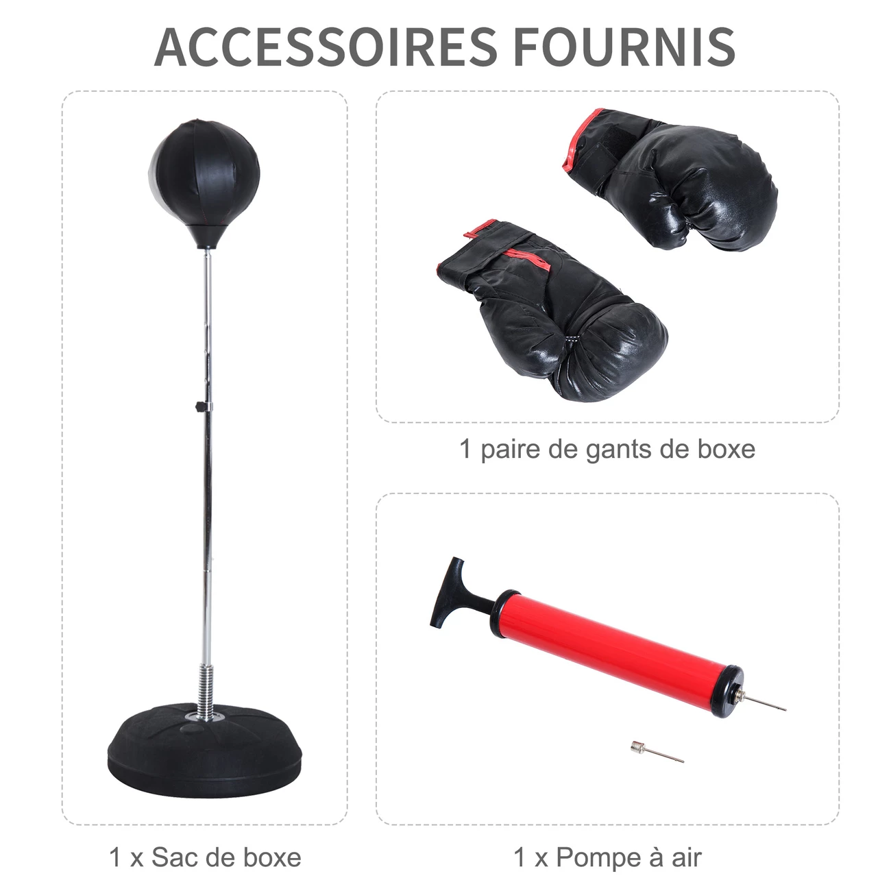 Offres 🥰 Homcom Punching Ball Sur Pied 👏 7 Offres 🥰 Homcom Punching Ball Sur Pied 👏 – Image 5