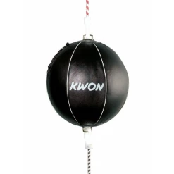 Vente flash 👍 Boxe Anglaise Kwon Punching Ball Kwon Leder NOIR 🌟