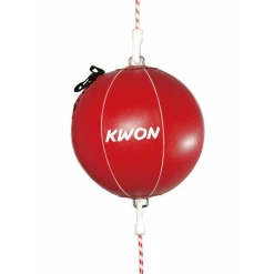 Meilleure vente ❤️ Boxe Anglaise Kwon Poire De Vitesse Kwon Pu ROUGE 🎁