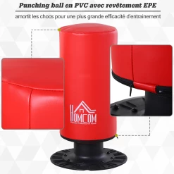 Le moins cher ❤️ Homcom Sac De Frappe Autoportant ✨ -Combat Sport magasin 643901ffcd7f42cbb3740ab0511a49bf