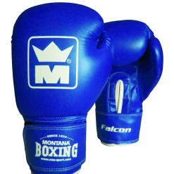 Budget 🎁 Sport De Combat Montana Gants De Boxe Montana "falcon" BLEU 👍