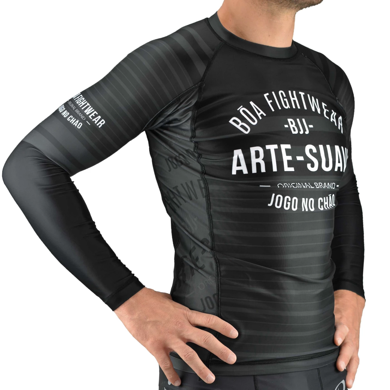 Bon marché 😉 Boxe Thailandaise Boa Rashguard Bõa Jogo No Chao NOIR 🔔 4 Bon marché 😉 Boxe Thailandaise Boa Rashguard Bõa Jogo No Chao NOIR 🔔 – Image 2