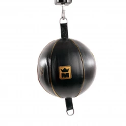Promo 😍 Sport De Combat Montana Ballon Double Élastique Cuir De Boxe Montana Mps 2000 NOIR 🧨