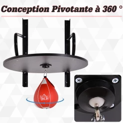 Coupon 🤩 Homcom Poire De Vitesse Boxe 😀 -Combat Sport magasin c275c18fd3d242f88b786d9300f4f002