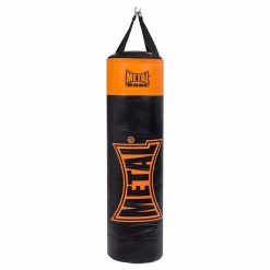 Acheter ⭐ Boxe Anglaise Metal Boxe Sac De Frappe Vide Metal Boxe Indiana NOIR 💯