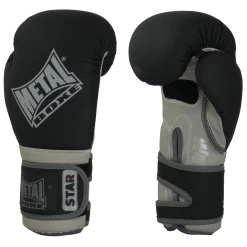 Bon marché ❤️ Boxe Anglaise Metal Boxe Gants De Boxe D'entrainement Metal Boxe Star NOIR 🥰 -Combat Sport magasin e9d4c96836bc4a9b80d763a851784325