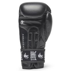 Remise 👏 Boxe Leone 1947 Gants De Boxe Ambassador NOIR 💯
